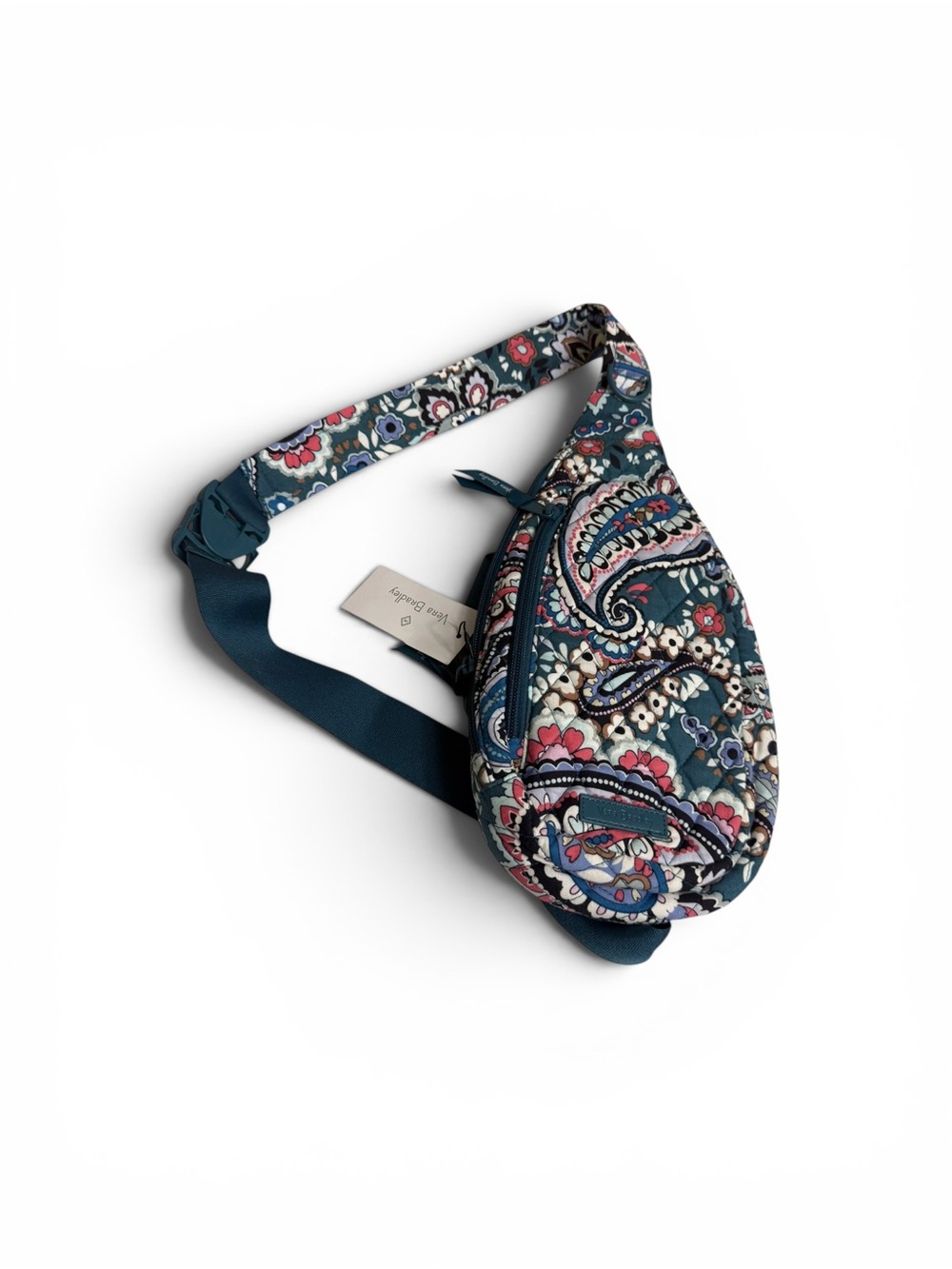 Vera Bradley Crossbody compact sling backpack in  Haymarket Paisley